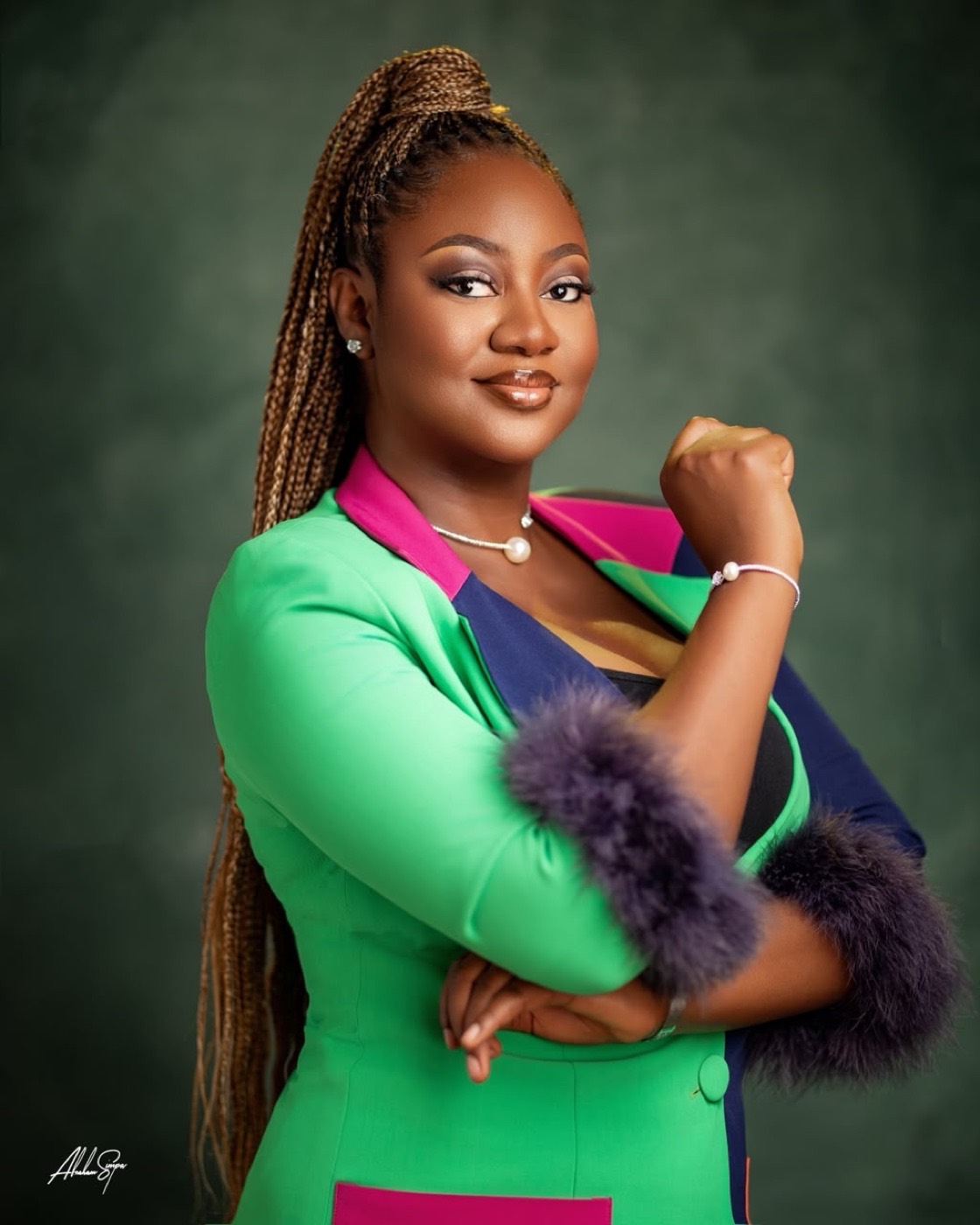 Portrait of Chef Ozi, Joy Oziohu Iweka, founder of Zoaney