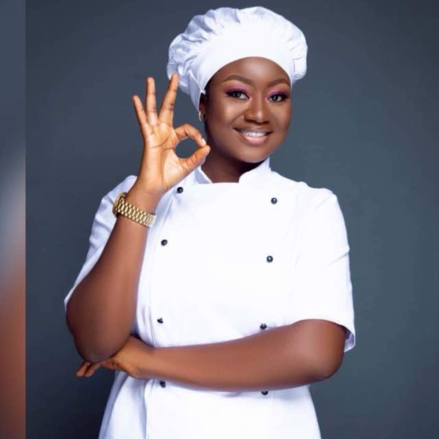 Chef Ozi in chef's whites